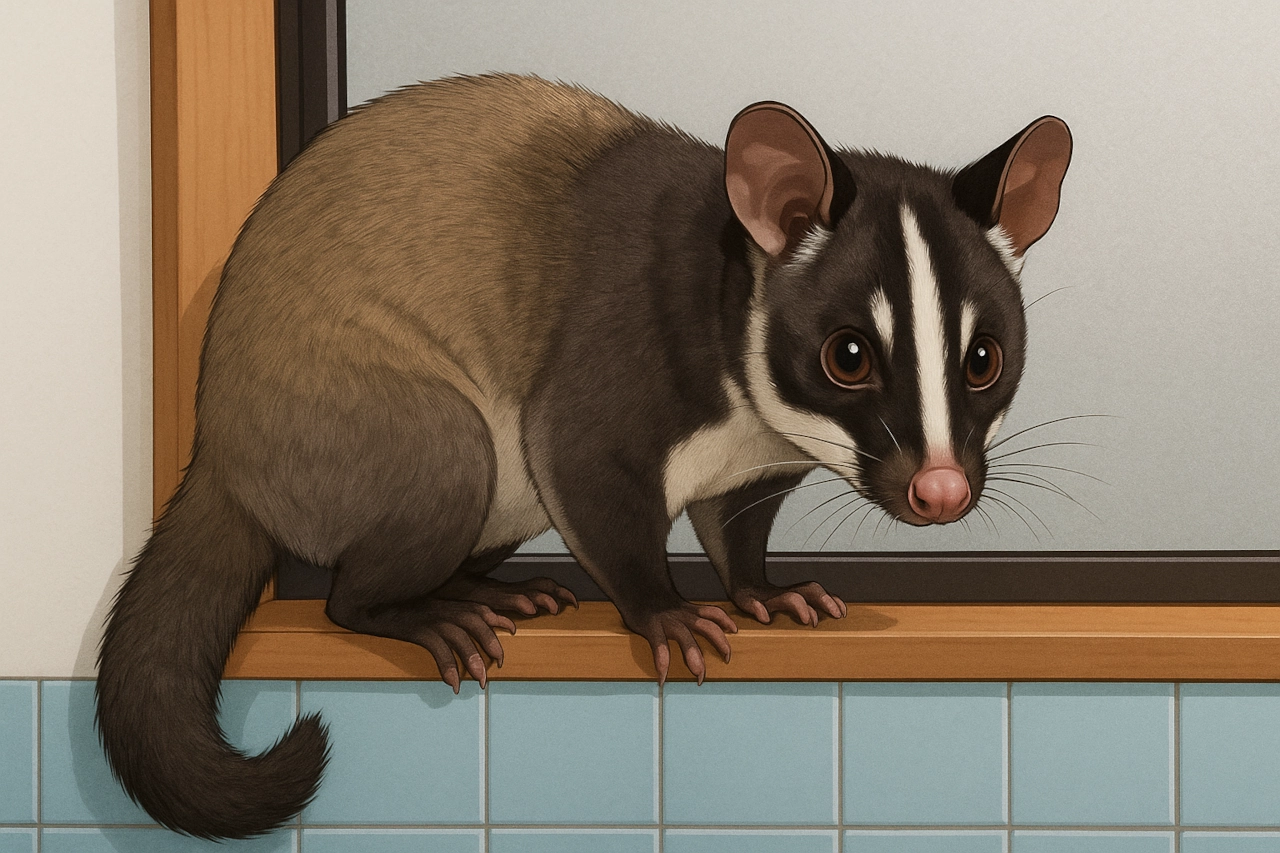 ハクビシン（イラスト）