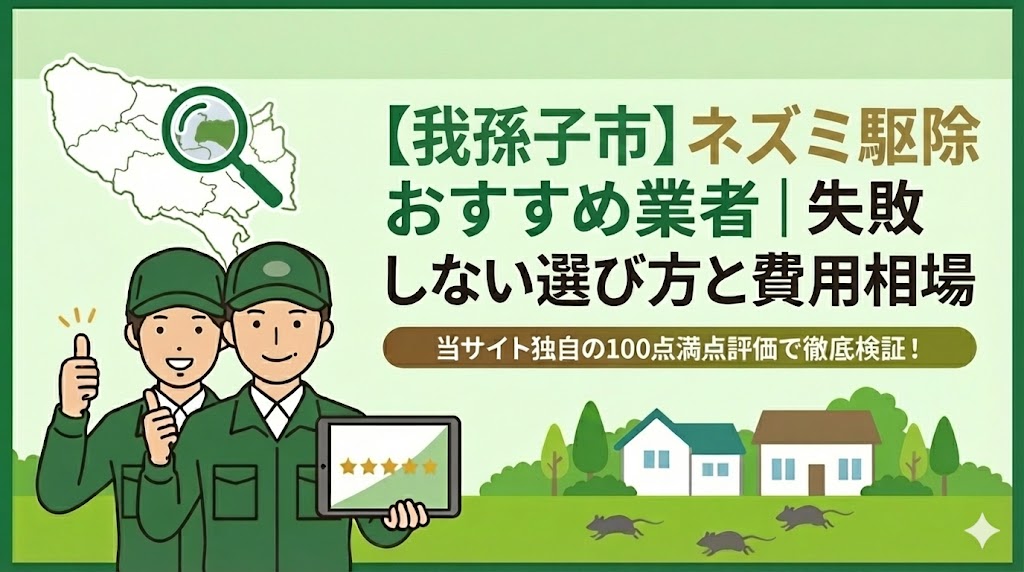 千葉県我孫子市のネズミ駆除業者