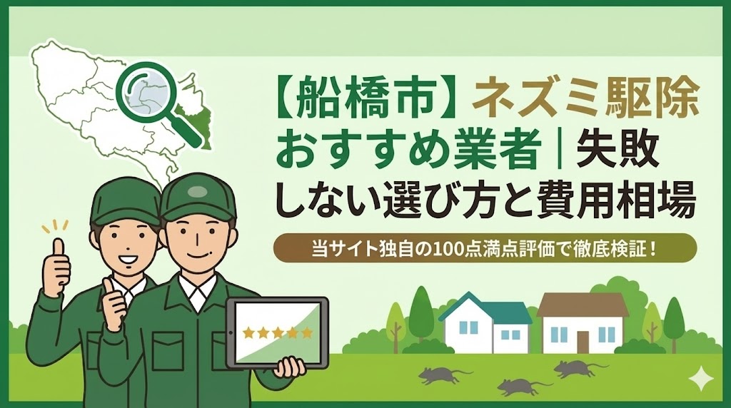 船橋市のネズミ駆除業者