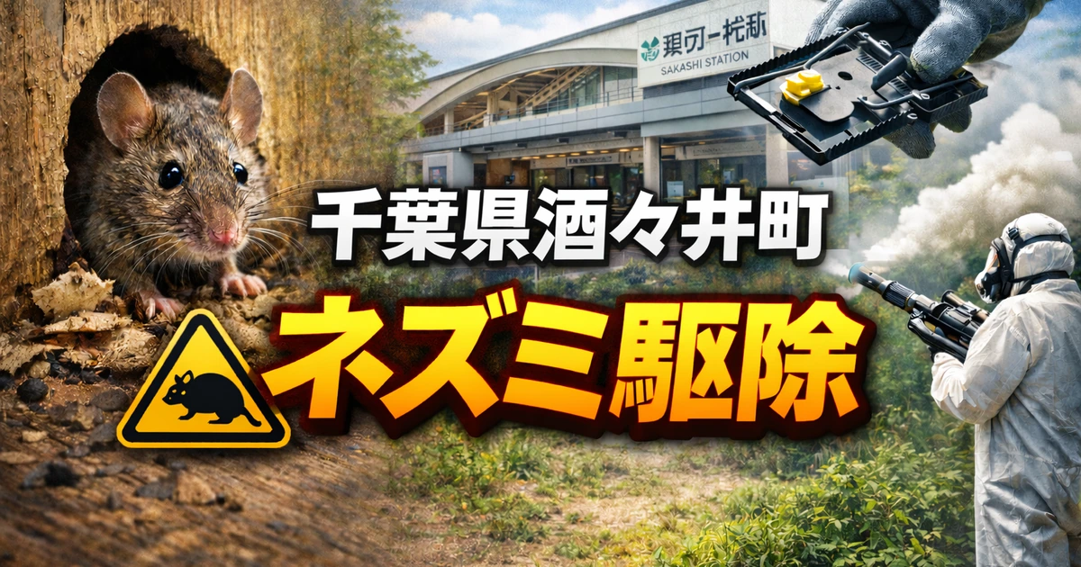 印旛郡酒々井町のネズミ駆除業者
