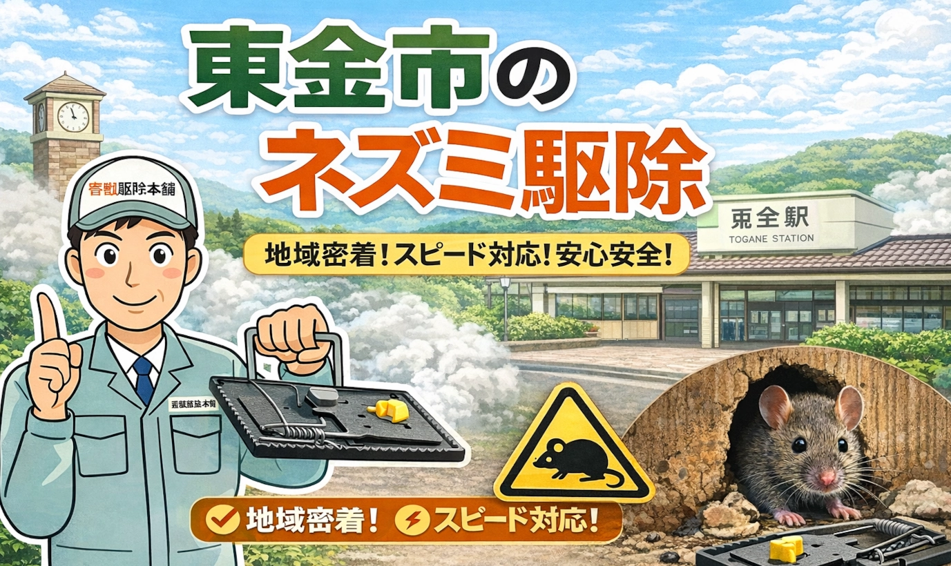 東金市のネズミ駆除業者