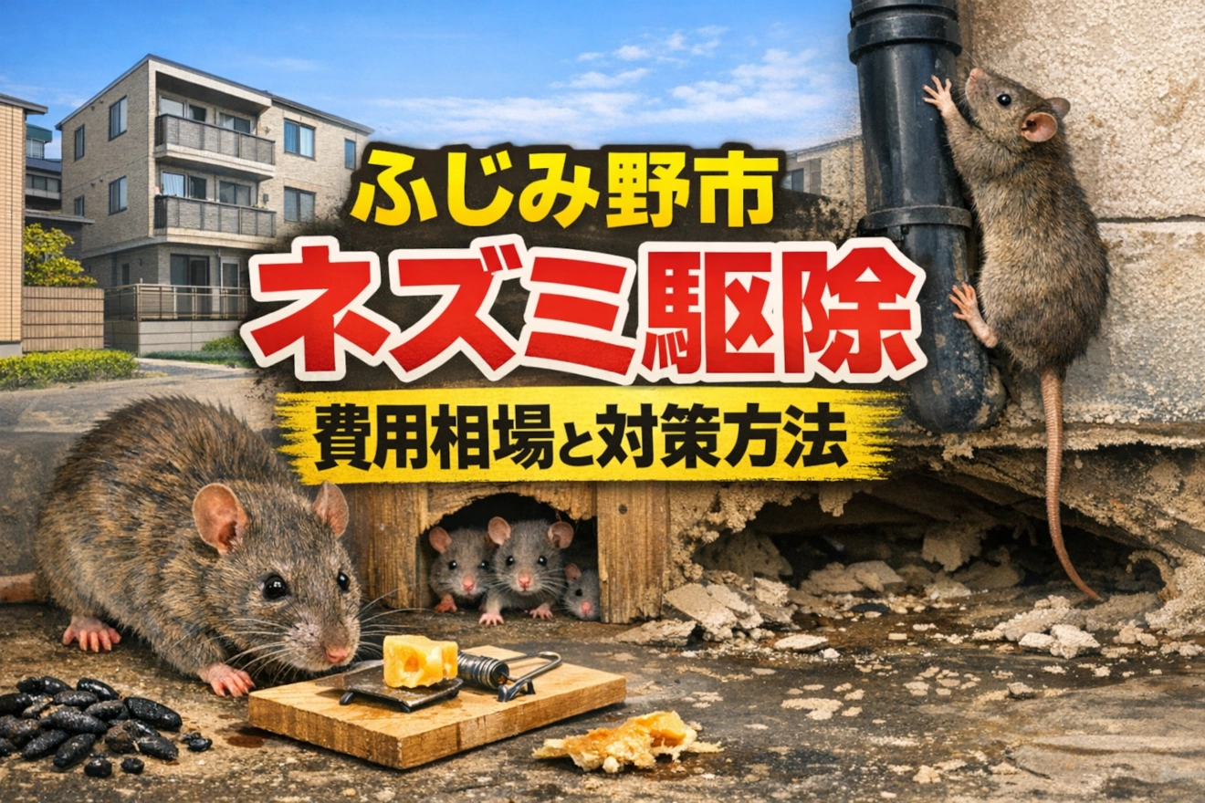 埼玉県ふじみ野市のネズミ駆除業者