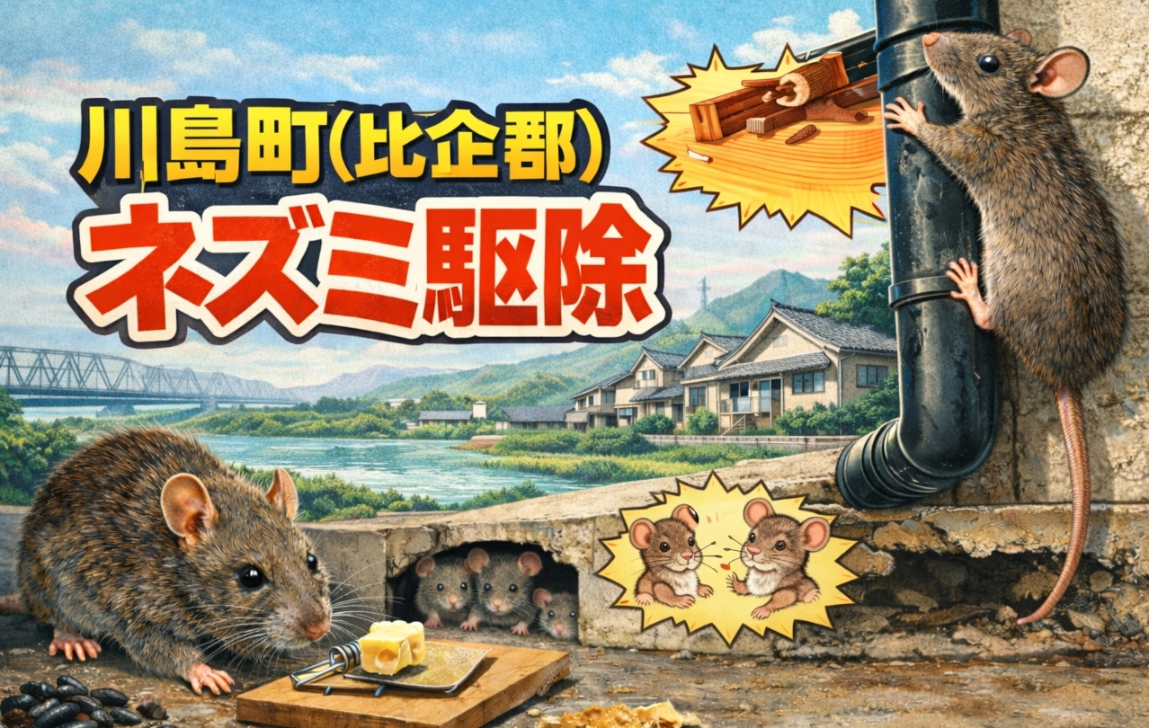 川島町（比企郡）のネズミ駆除業者