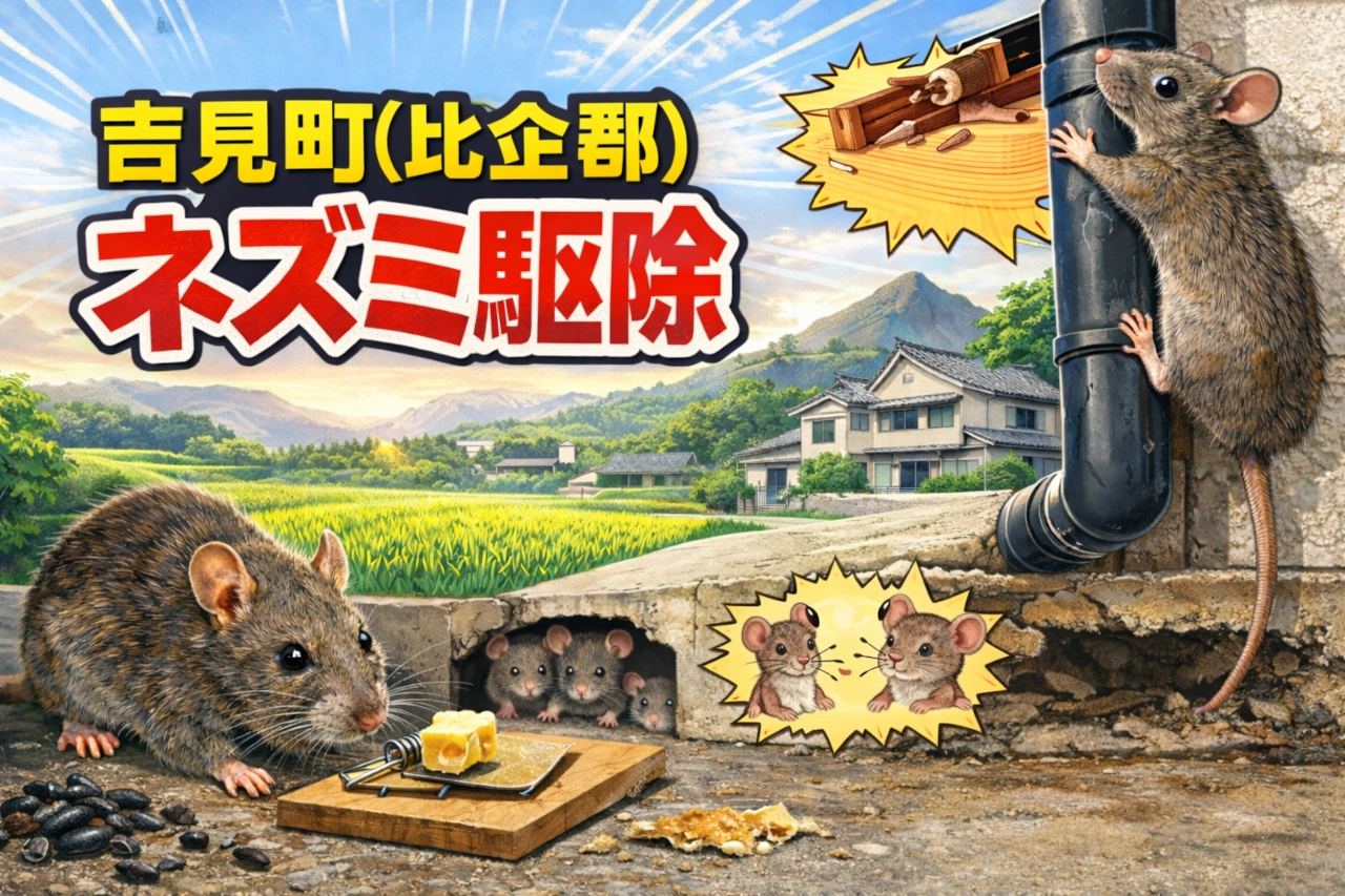 吉見町（比企郡）のネズミ駆除業者