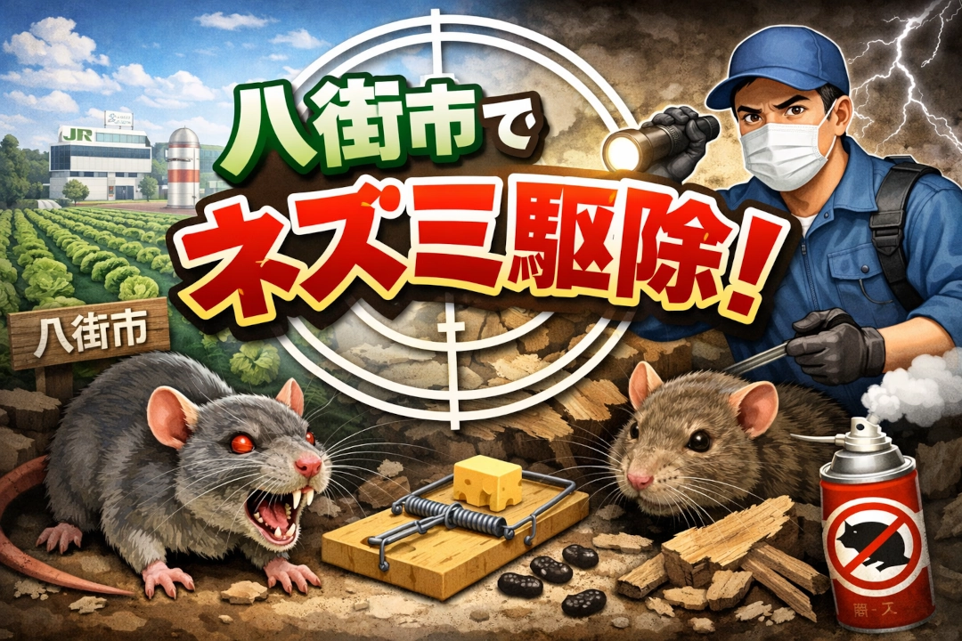 千葉県八街市のネズミ駆除業者